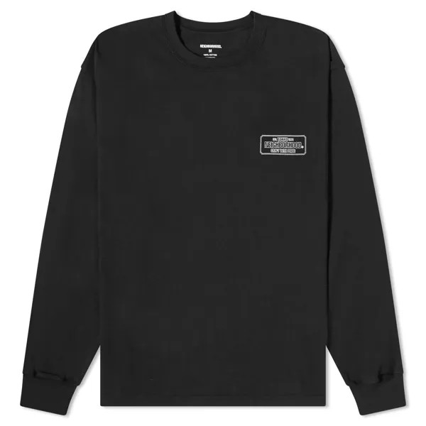 Футболка Neighborhood Long Sleeve Ls-1, черный