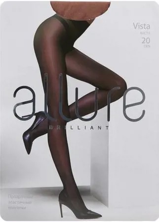 Колготки ALLURE Brilliant Vista, 20 den, размер 2, glase (золотистый)
