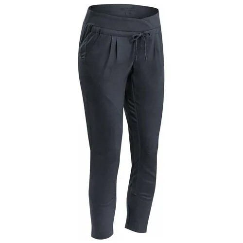 Брюки женские для походов NH500 Slim, размер EU38 RU44 (L31), цвет серый QUECHUA Х Decathlon