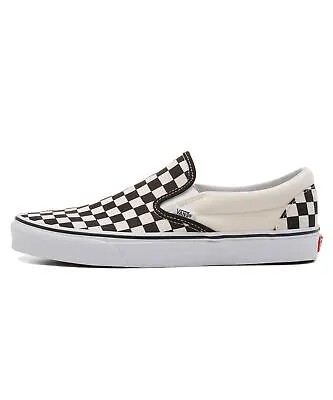 Vans Classic Slip-On - Skulls Black White Checker VN000EYEBWW1 Обувь Кроссовки