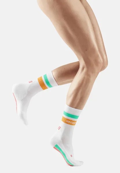 Носки спортивные COMPRESSION MIAMI VIBES CEP, цвет white orange mint