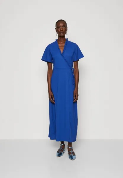 Платье макси VMHAYA WRAP DRESS Vero Moda, цвет mazarine blue