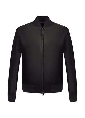 Кожаный бомбер Brioni