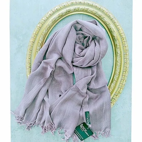 Палантин ,180х70 см, фиолетовый