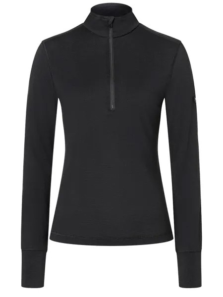 Лонгслив super.natural Merino, черный