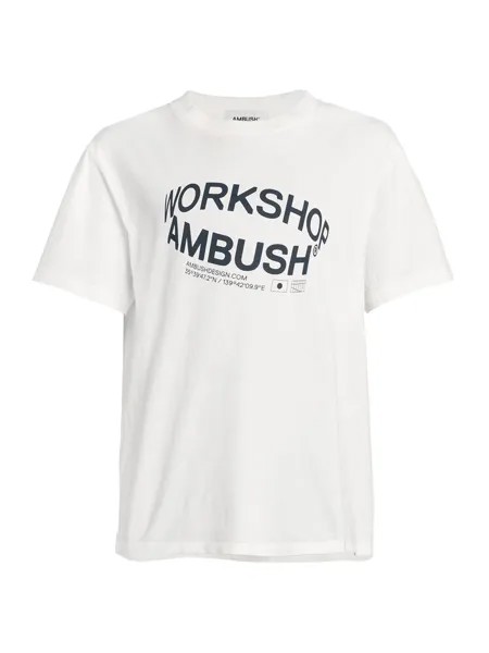 Хлопковая футболка с короткими рукавами и логотипом Revolve Ambush