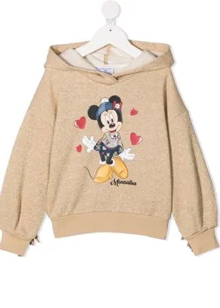 Monnalisa худи с принтом Minnie