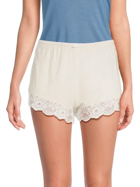 Шорты Emma с кружевной отделкой Journelle, цвет Heather Beige