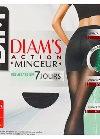 Колготки DIM Diam's Action Minceur 40 den, размер 2, noir (черный)