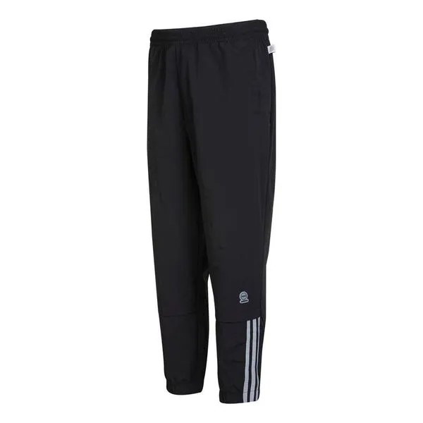 Спортивные штаны Men's adidas neo SS22 Logo Label Stripe Casual Sports Pants/Trousers/Joggers Autumn Black, черный