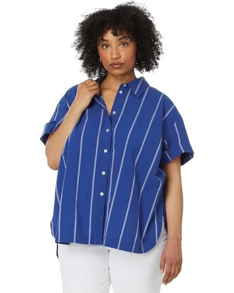 Рубашка Madewell Plus Resort Long-Sleeve, цвет Pure Blue