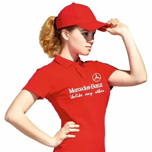 Поло BE DIFFERENT, размер XS, красный