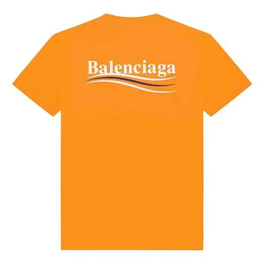 Футболка Balenciaga FW21 Political Campaign Orange, оранжевый