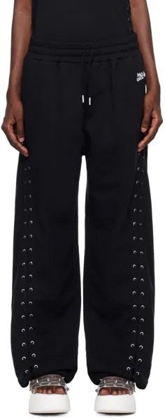 Черные брюки для отдыха JPG на шнуровке Jean Paul Gaultier