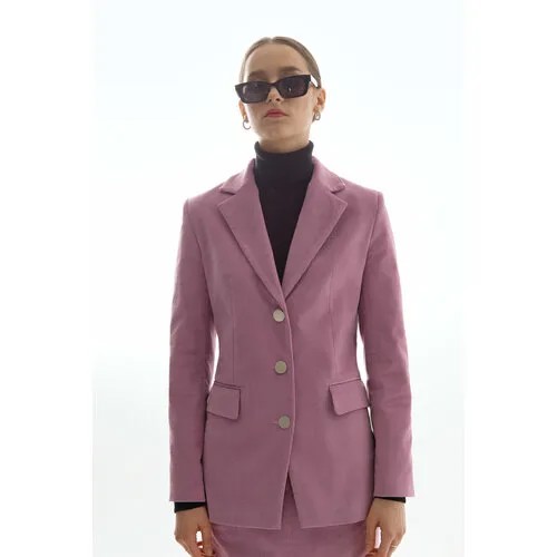 Пиджак LeNeS brand, размер 46, лиловый