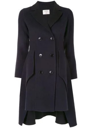 Onefifteen пальто с асимметричным подолом