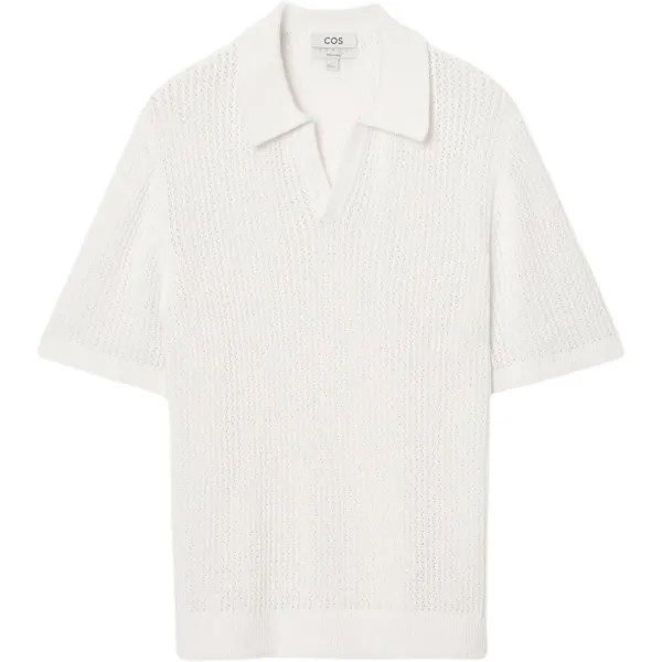 Рубашка поло мужская Off-white Cos, кремовый