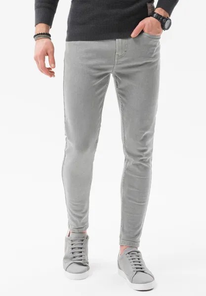 Джинсы узкого кроя Ombre, цвет grey