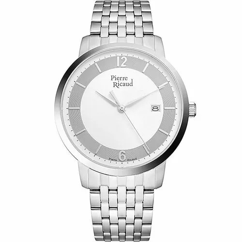 Наручные часы Pierre Ricaud P97247.5153Q, серебряный, белый