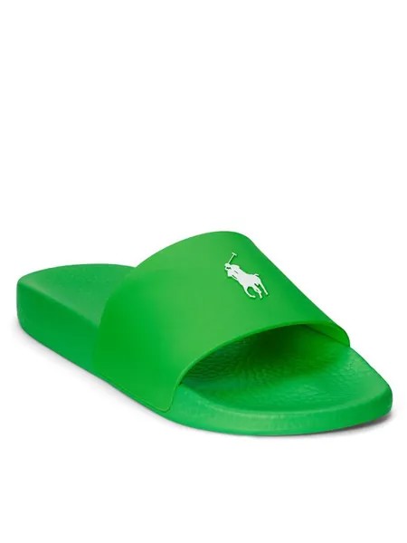 Сланцы женские Polo Ralph Lauren Polo Slide 809892945001 зеленые 38 EU