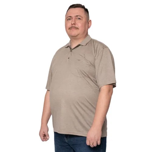 Поло GrandeMan, размер 3 XL, капучино