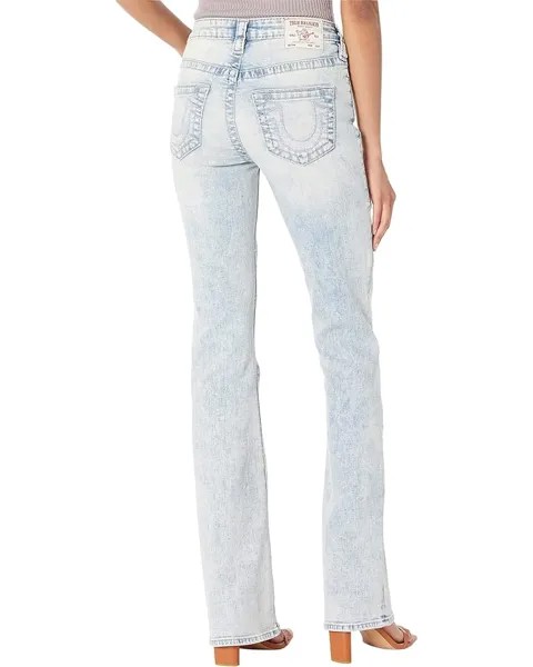 Джинсы True Religion Becca Bootcut Big T Destroy in Calm Tides, цвет Calm Tides