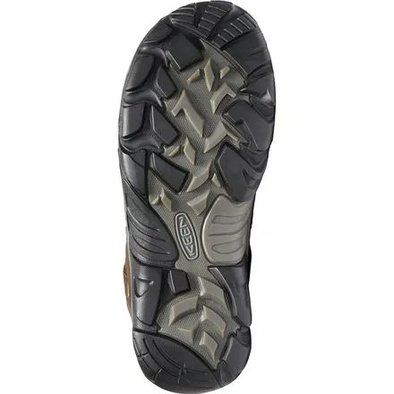 Durand II Mid водонепроницаемые широкие походные ботинки мужские KEEN, цвет Cascade Brown/Gargoyle