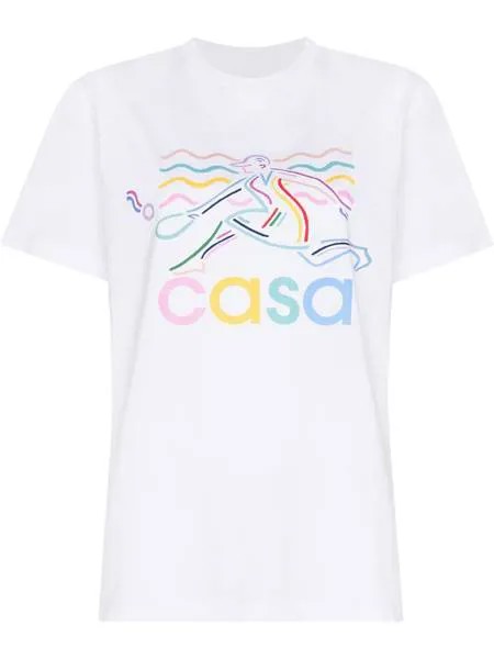 Casablanca футболка Casa с логотипом