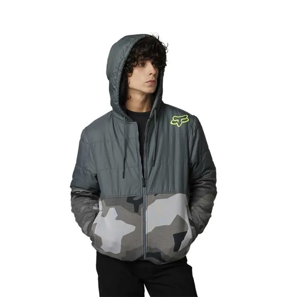 Толстовка Fox Racing Lfs Lindon Sasquatch 30276 Full Zip, серый
