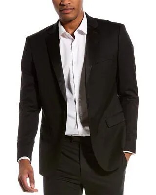 Мужская шерстяная куртка-смокинг Theory Wellar, черная, 40 л