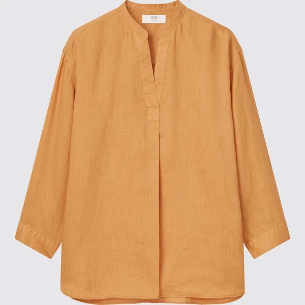Блуза женская UNIQLO 445453COL22 оранжевая XS (доставка из-за рубежа)