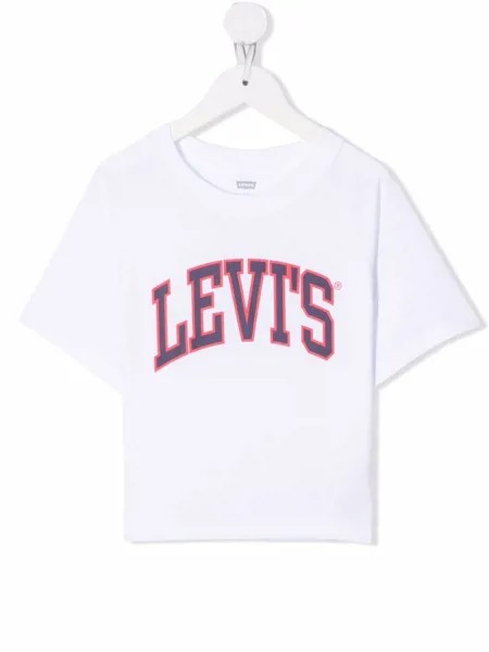 Levi's Kids футболка Collegiate Arch с логотипом