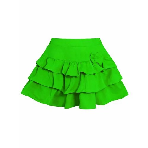 Школьная юбка ИНОВО, размер 134, зеленый