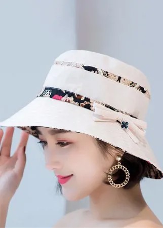 Женская летняя пляжная шляпа из хлопка с широкими полями