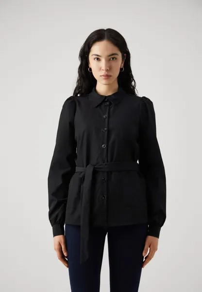 Летняя куртка Vmemma Shirt Belt Vero Moda, черная