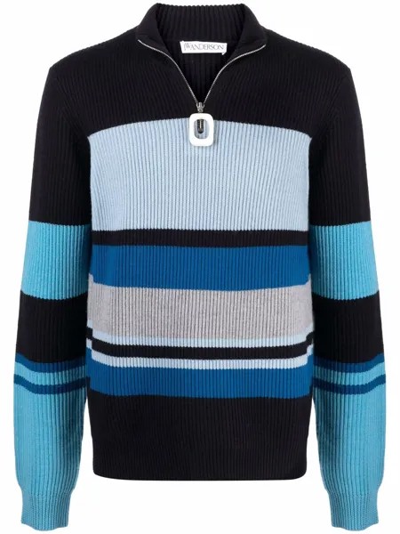 JW Anderson полосатый джемпер в рубчик