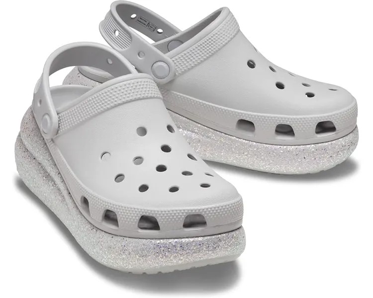 Сабо Crocs Classic Crush Clog, цвет Atmosphere/Glitter