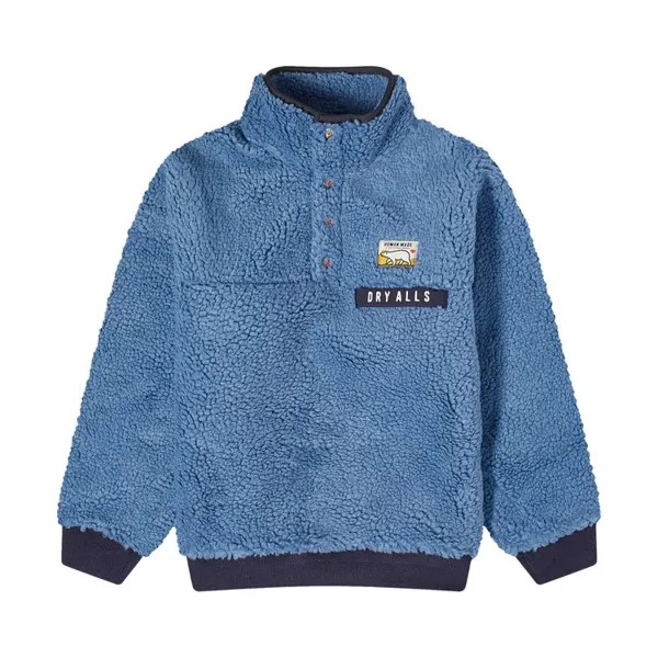 Пуловер Human Made Boa Fleece Pullover, синий
