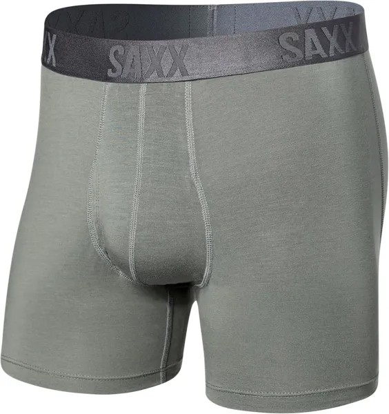 Шелковые трусы-боксеры 22-го века SAXX UNDERWEAR, цвет Cargo Grey