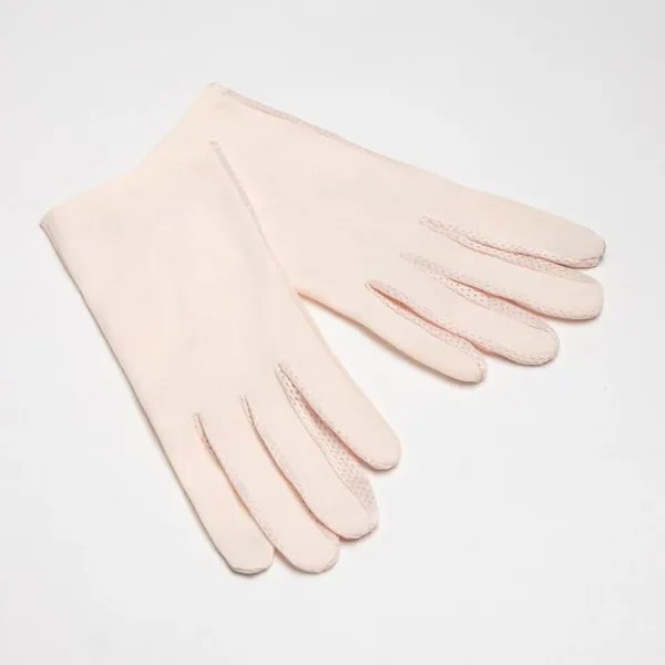 Перчатки женские MINAKU Р00012641 бежевые, р. 9.5
