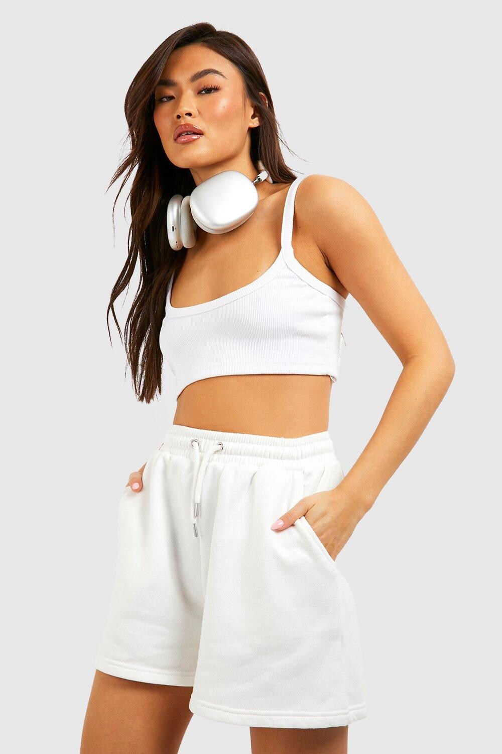 Спортивные шорты для бега boohoo, белый