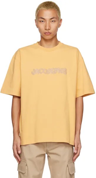 Желтая футболка Le T-Shirt Raphia Jacquemus