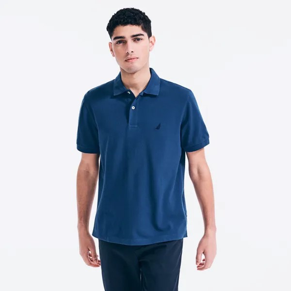 Мужская футболка-поло классического кроя Nautica, цвет Estate Blue