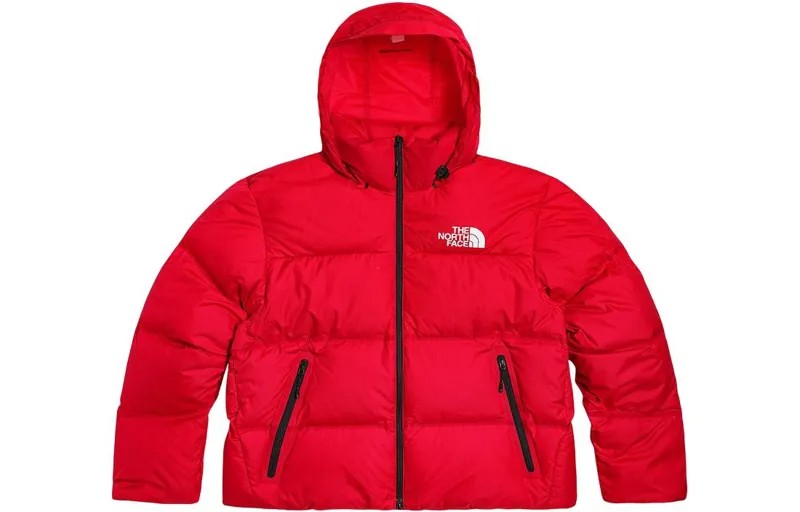 Пуховик мужской красный The North Face, красный