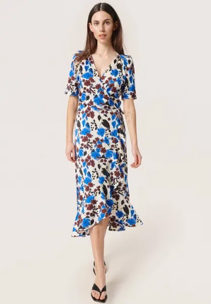 Длинное платье с графическим цветком из ракушек Soaked in Luxury