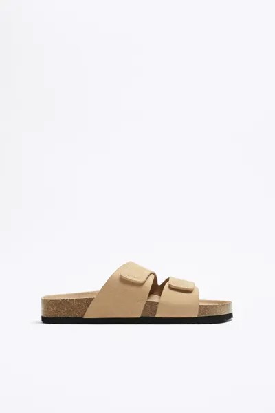 Сабо мужские ZARA 253261226 бежевые 45 EU (доставка из-за рубежа)