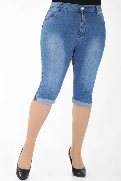 Бриджи женские AlmondShop М-12 6618.С1 синие 62 RU