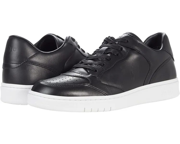 Кроссовки Polo Ralph Lauren Court Low-Top Sneaker, черный