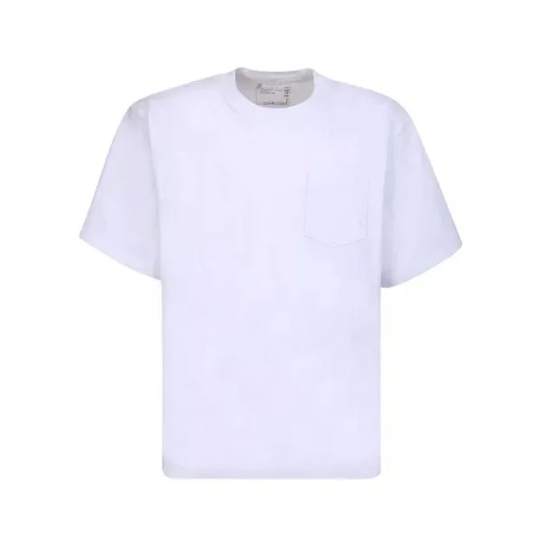 Футболка buckle detail t-shirt Sacai, белый