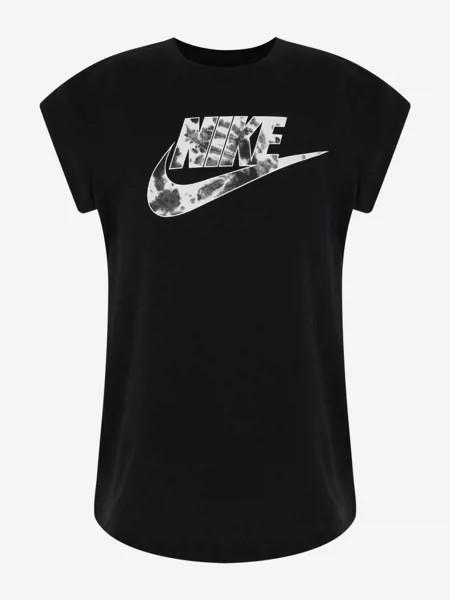 Футболка для девочек Nike Cloud Wash, Черный